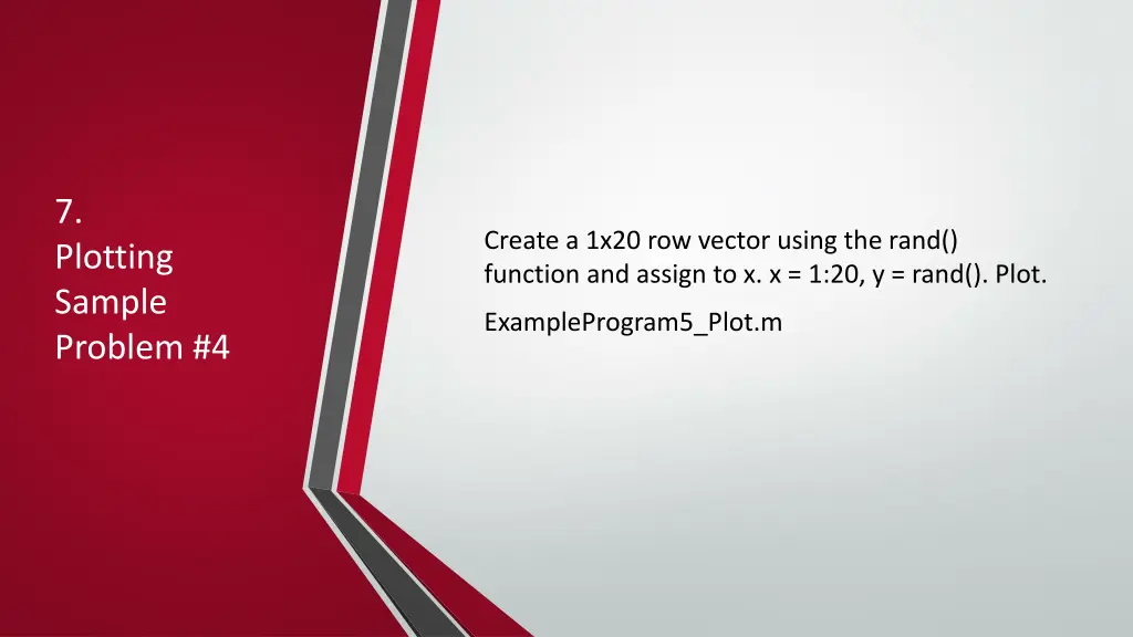 7 plotting sample problem 4