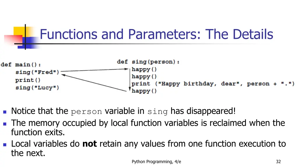 functions and parameters the details 11