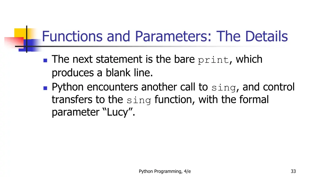 functions and parameters the details 12