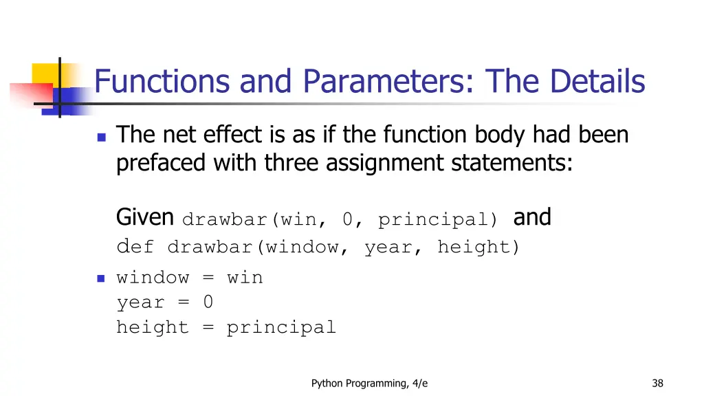 functions and parameters the details 16