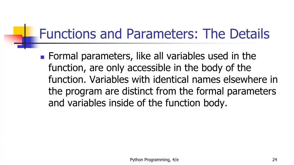 functions and parameters the details 4