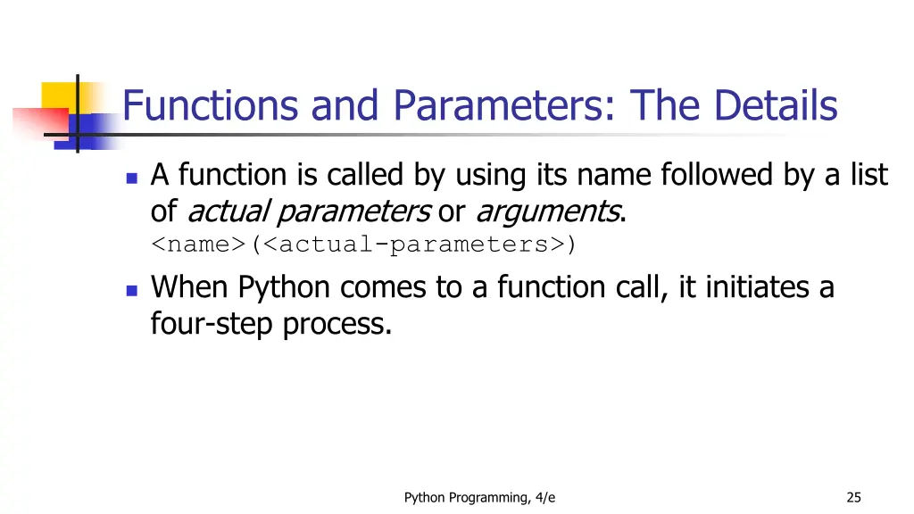 functions and parameters the details 5