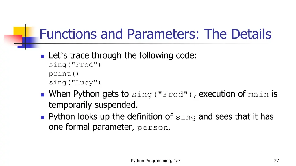 functions and parameters the details 7