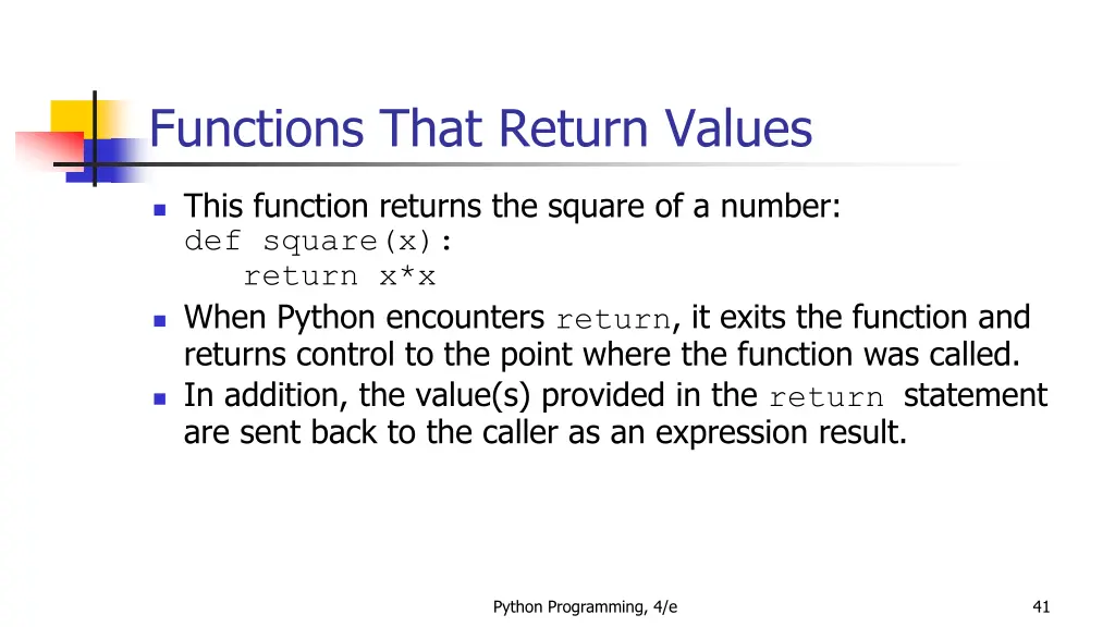 functions that return values 2