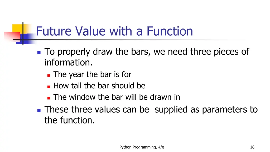 future value with a function 1