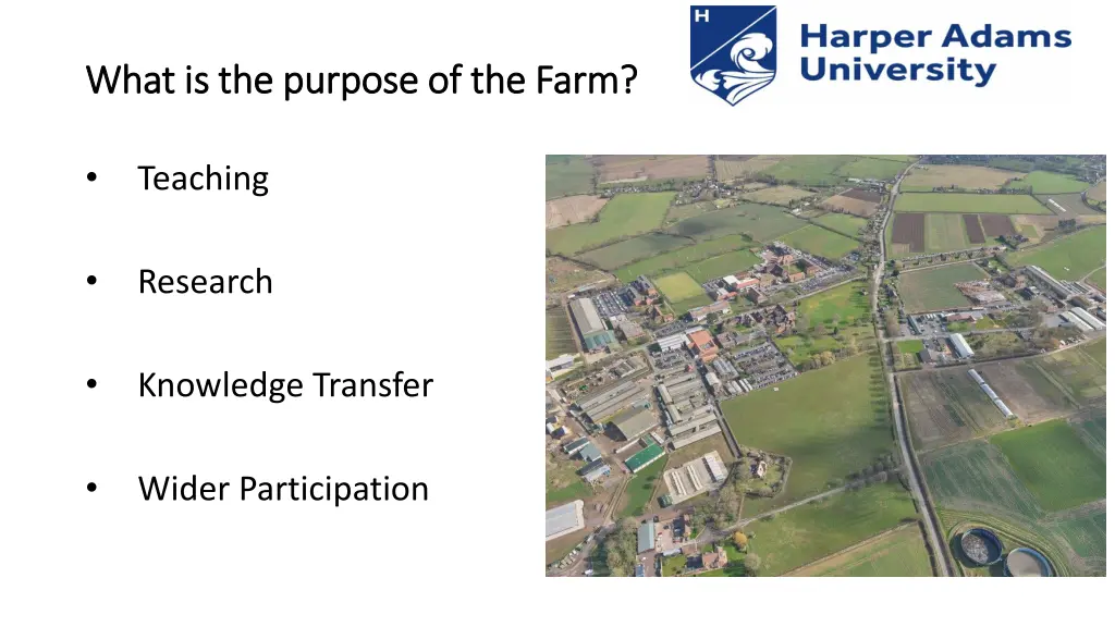 what is the purpose of the farm what