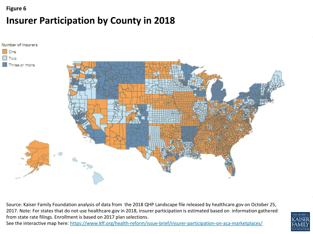 figure 6 insurer participation by county in 2018