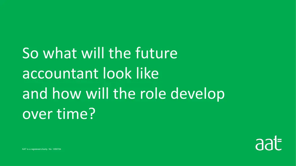 so what will the future accountant look like