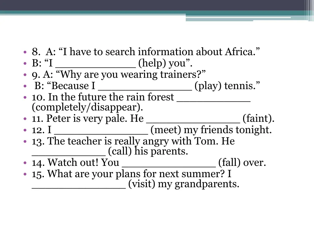 8 a i have to search information about africa