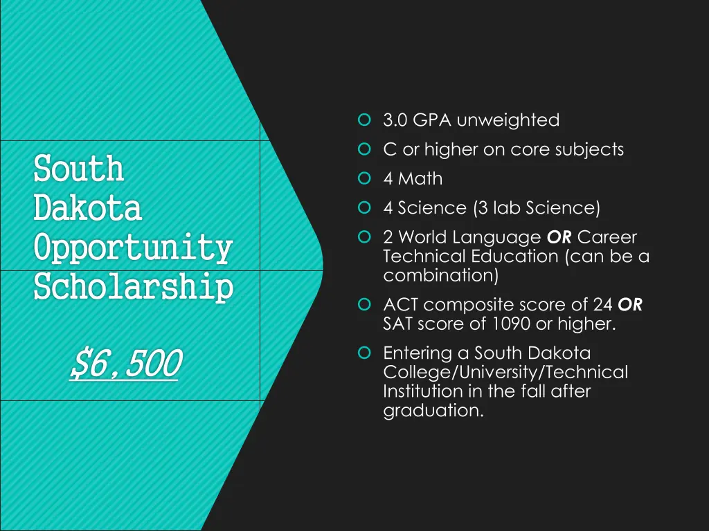 3 0 gpa unweighted c or higher on core subjects