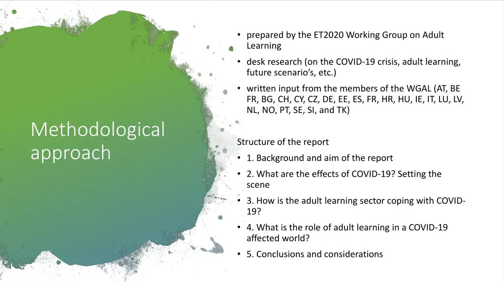 prepared by the et2020 working group on adult