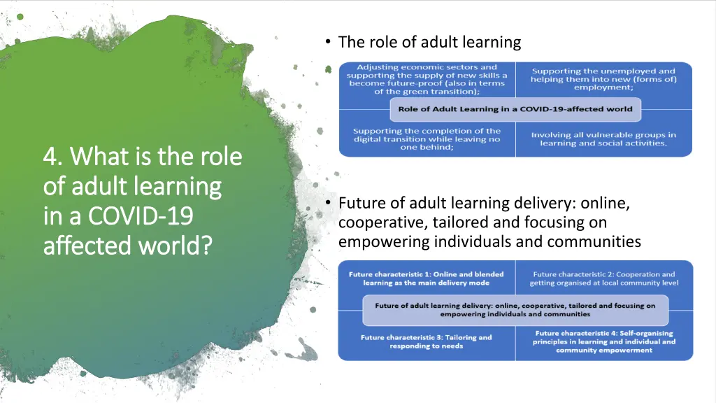 the role of adult learning