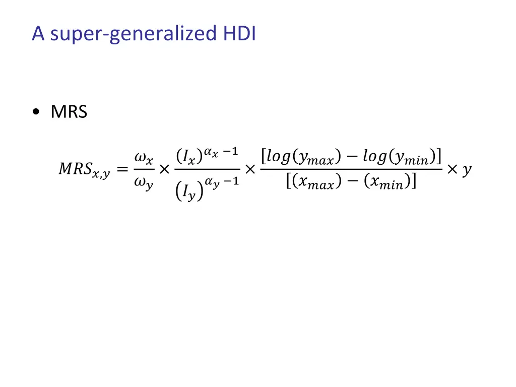 a super generalized hdi 1