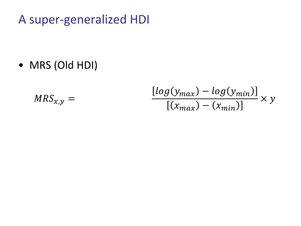 a super generalized hdi 2