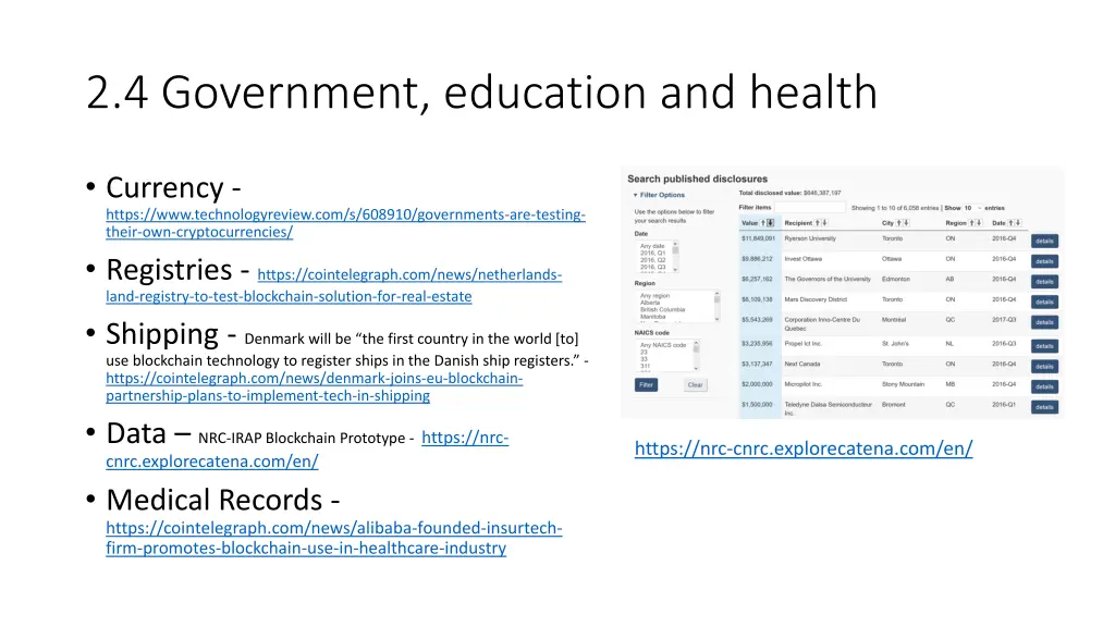 2 4 government education and health