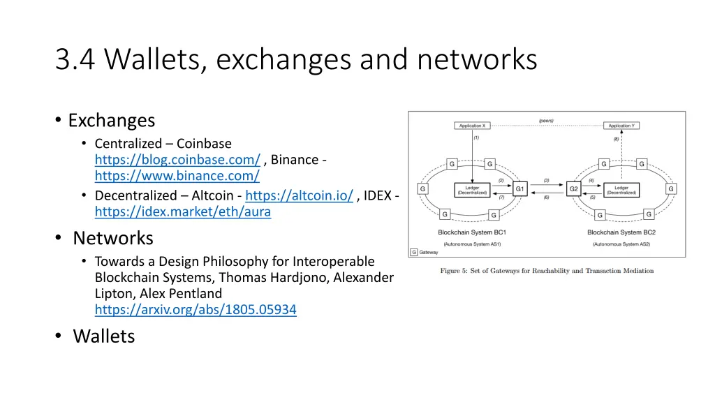 3 4 wallets exchanges and networks