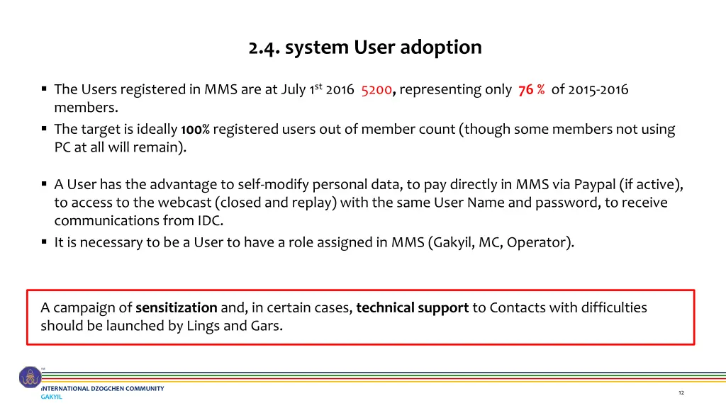 2 4 system user adoption