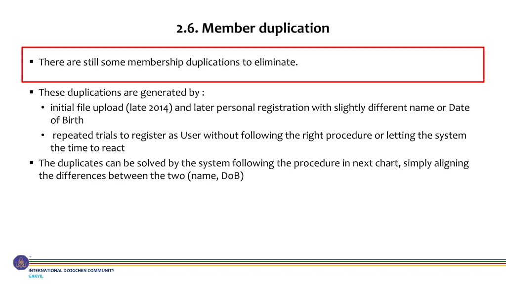 2 6 member duplication