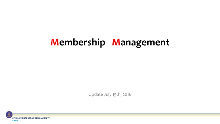 membership management