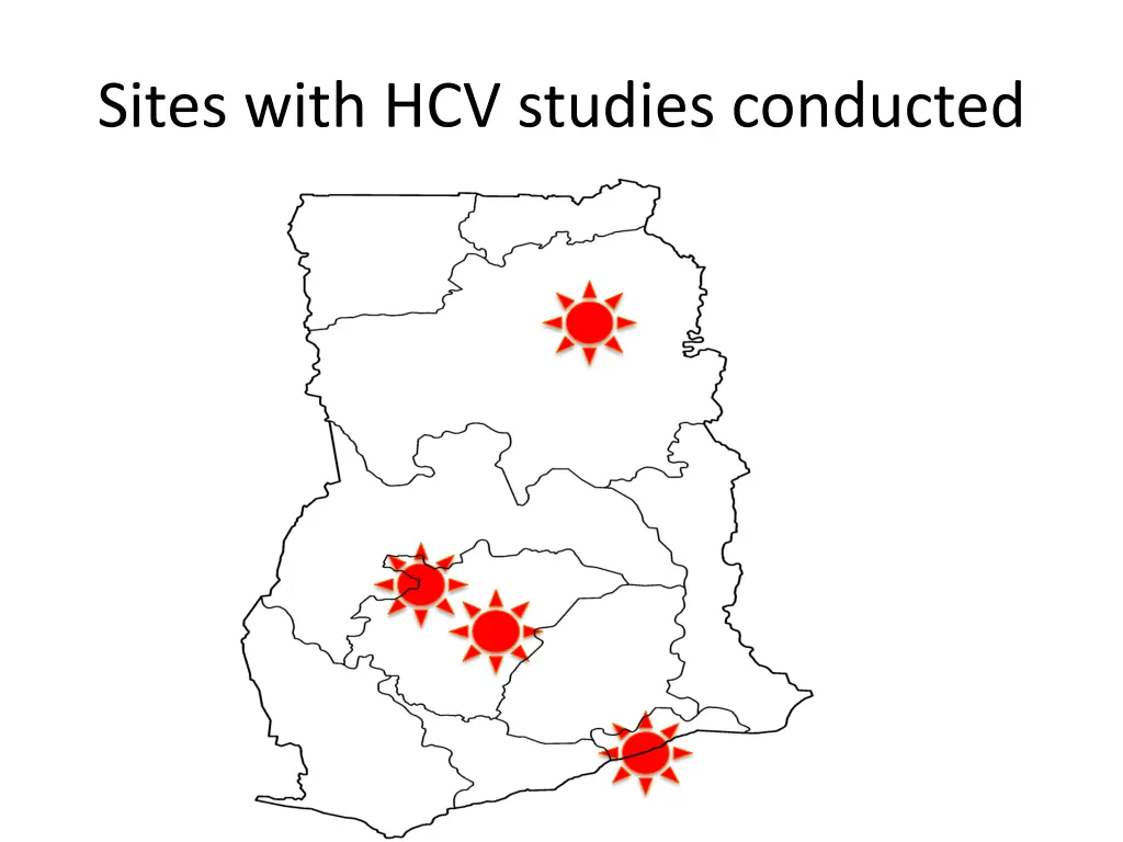 sites with hcv studies conducted