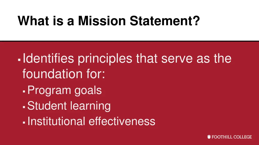 what is a mission statement 1