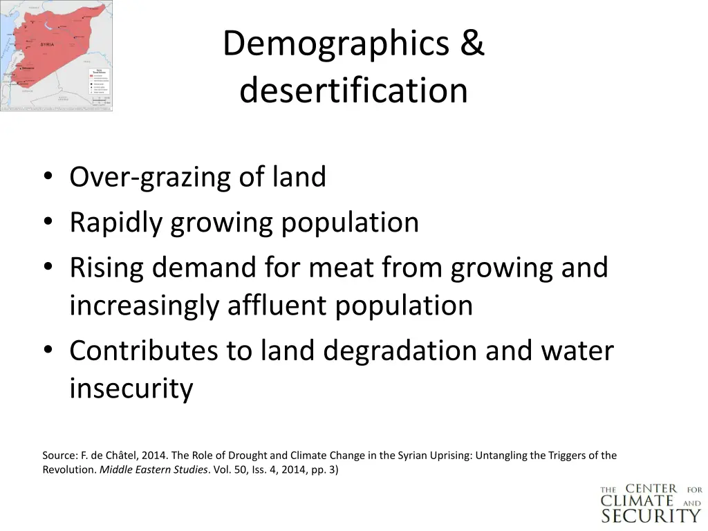 demographics desertification