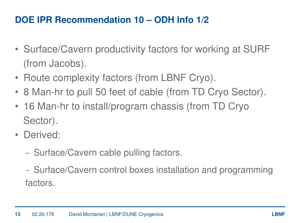 doe ipr recommendation 10 odh info 1 2