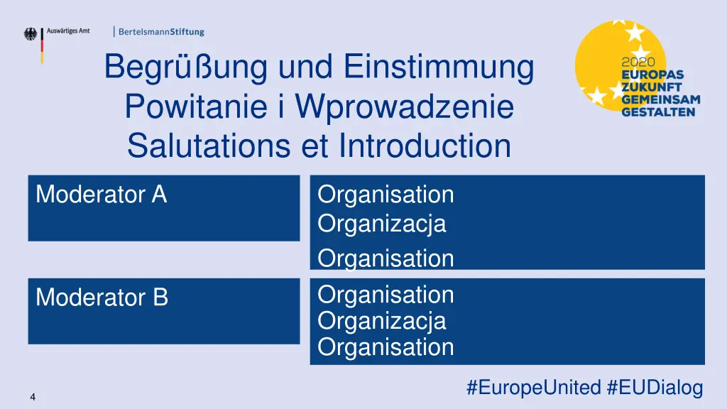 begr ung und einstimmung powitanie i wprowadzenie