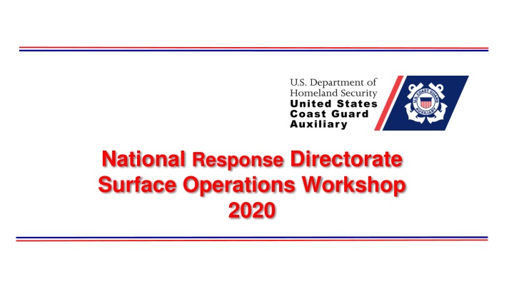 national response directorate surface operations