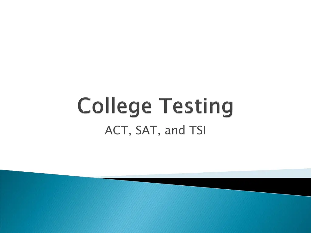 act sat and tsi