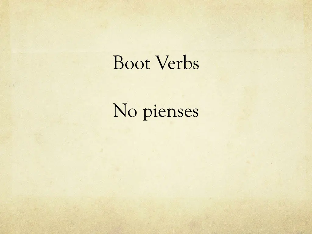 boot verbs 2