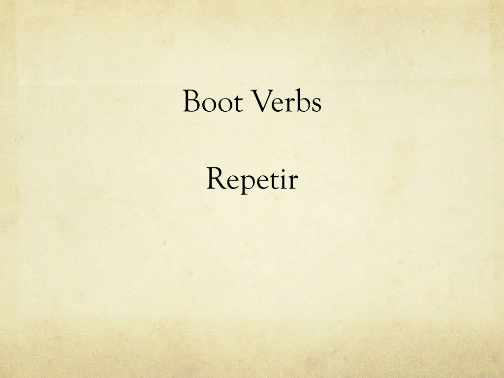 boot verbs 3