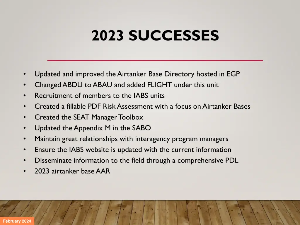 2023 successes