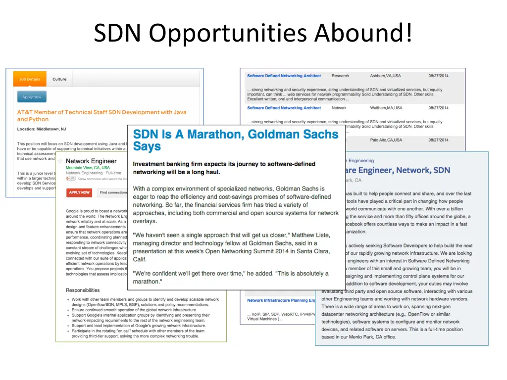 sdn opportunities abound