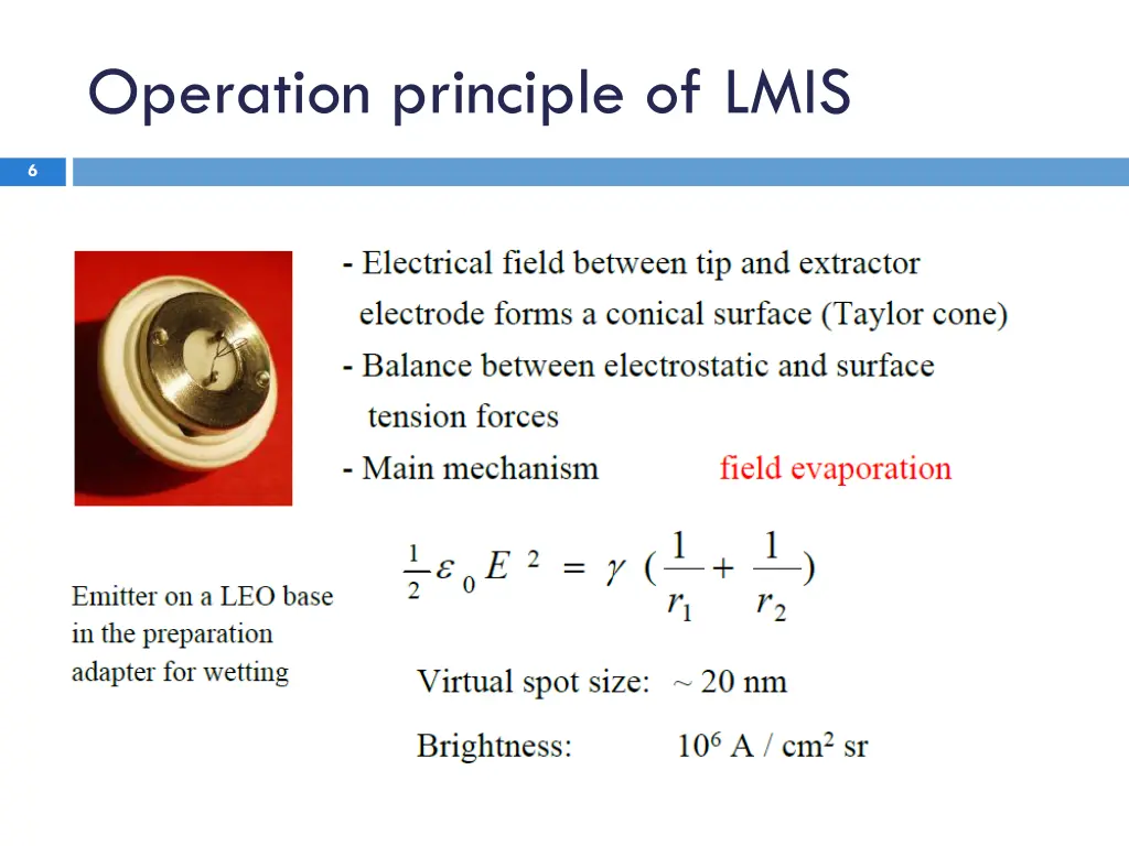 operation principle of lmis