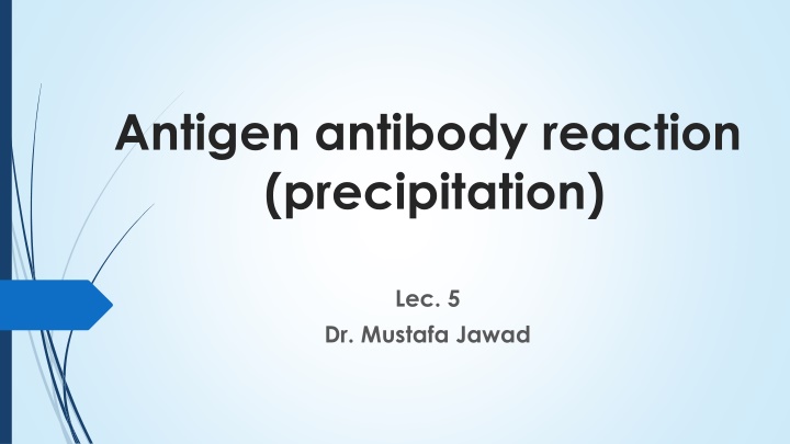 antigen antibody reaction precipitation