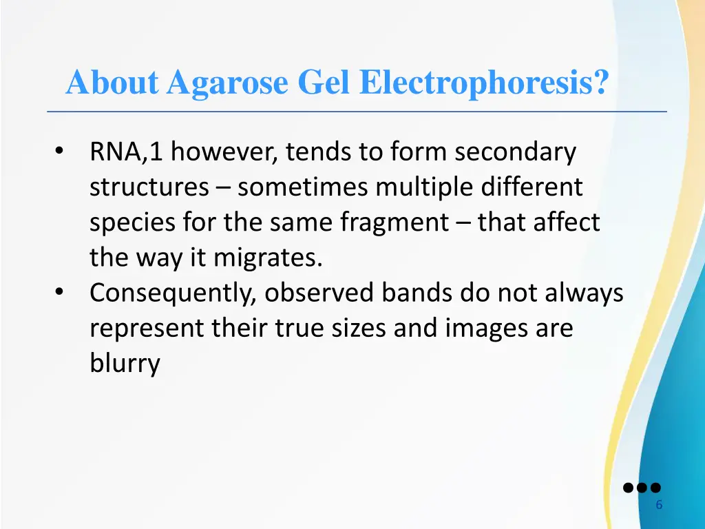 about agarose gel electrophoresis