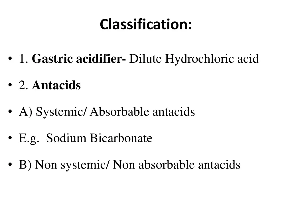 classification