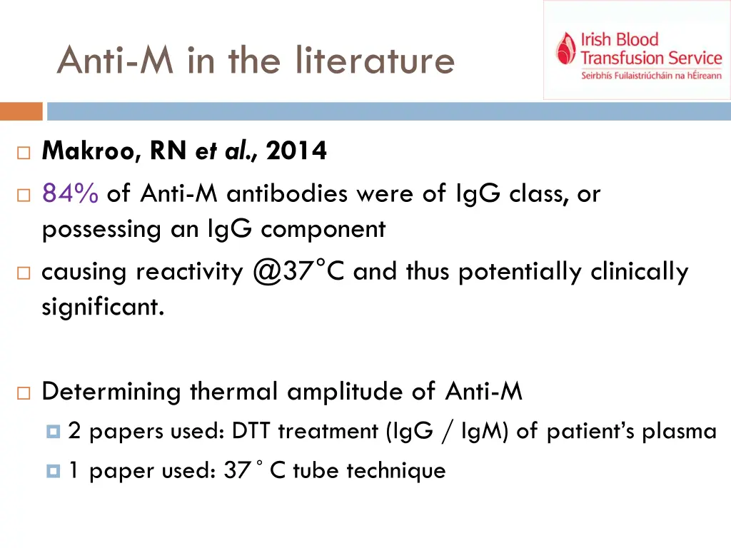 anti m in the literature 5