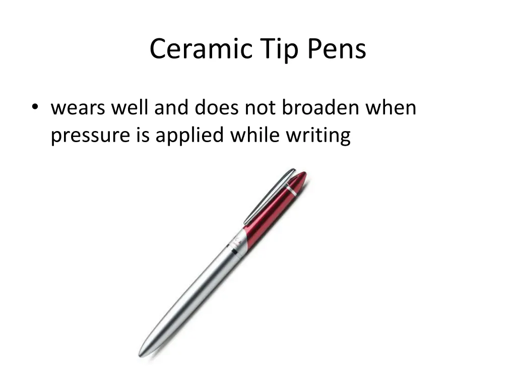 ceramic tip pens