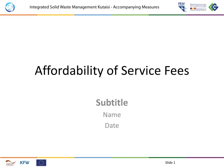 affordability of service fees