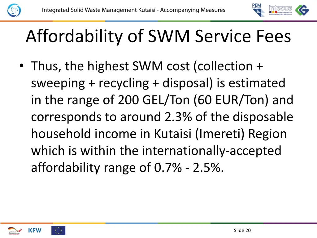 affordability of swm service fees 14