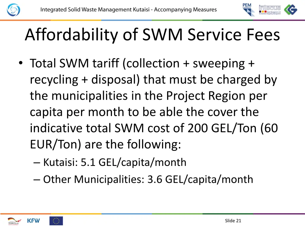 affordability of swm service fees 15