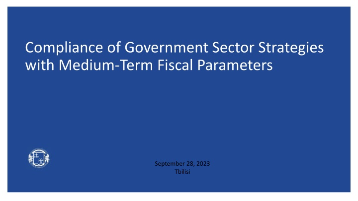 compliance of government sector strategies with