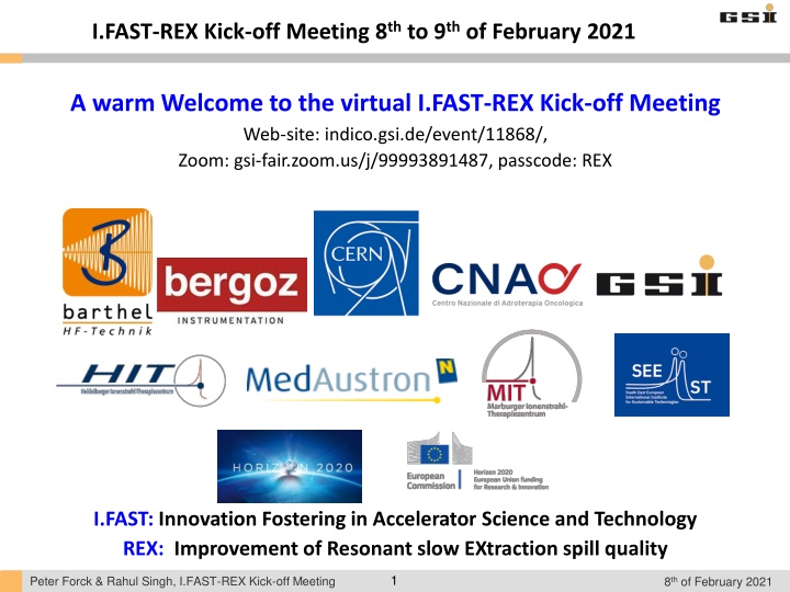 i fast rex kick off meeting