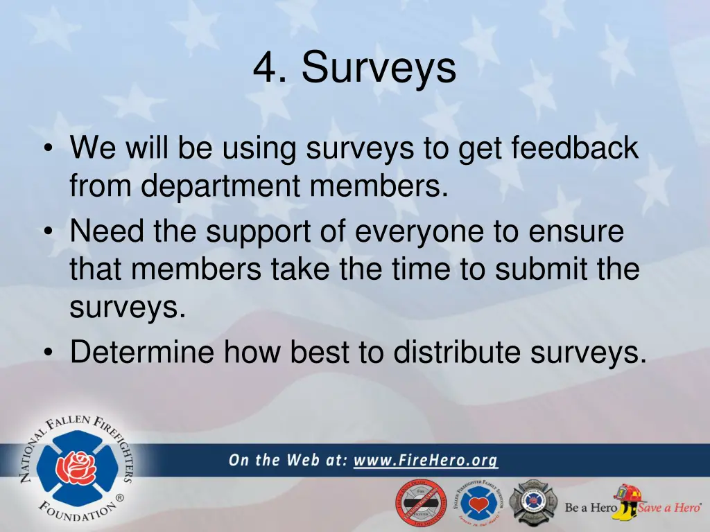 4 surveys