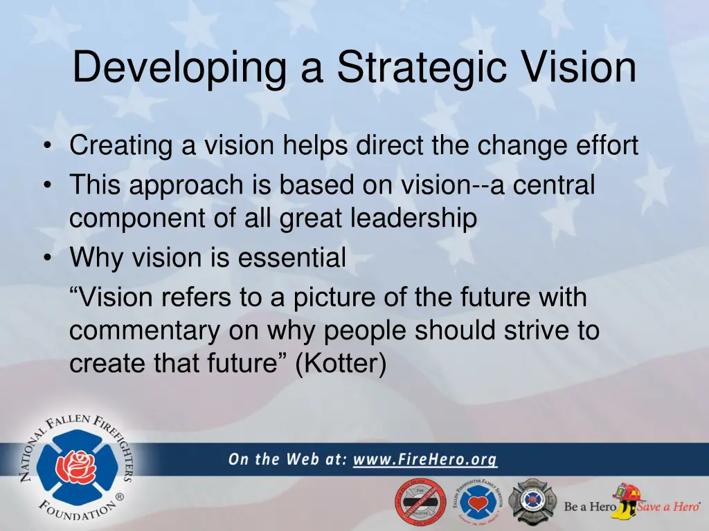 developing a strategic vision