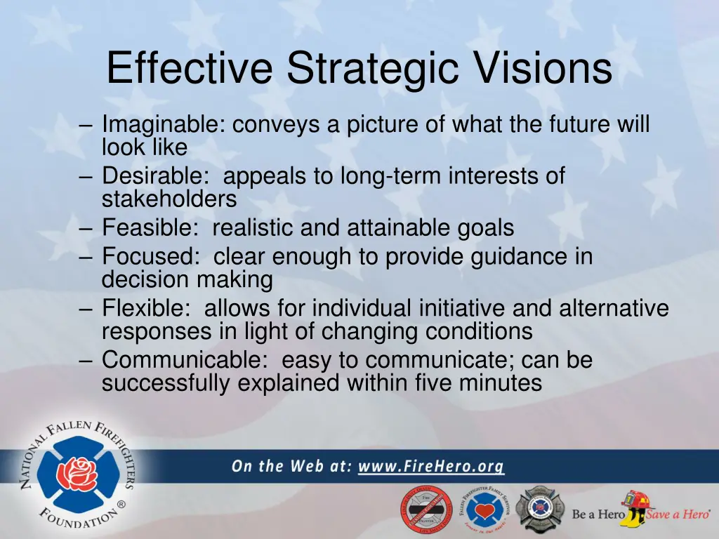 effective strategic visions