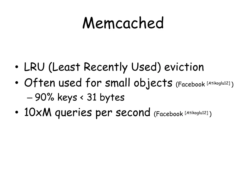 memcached 1