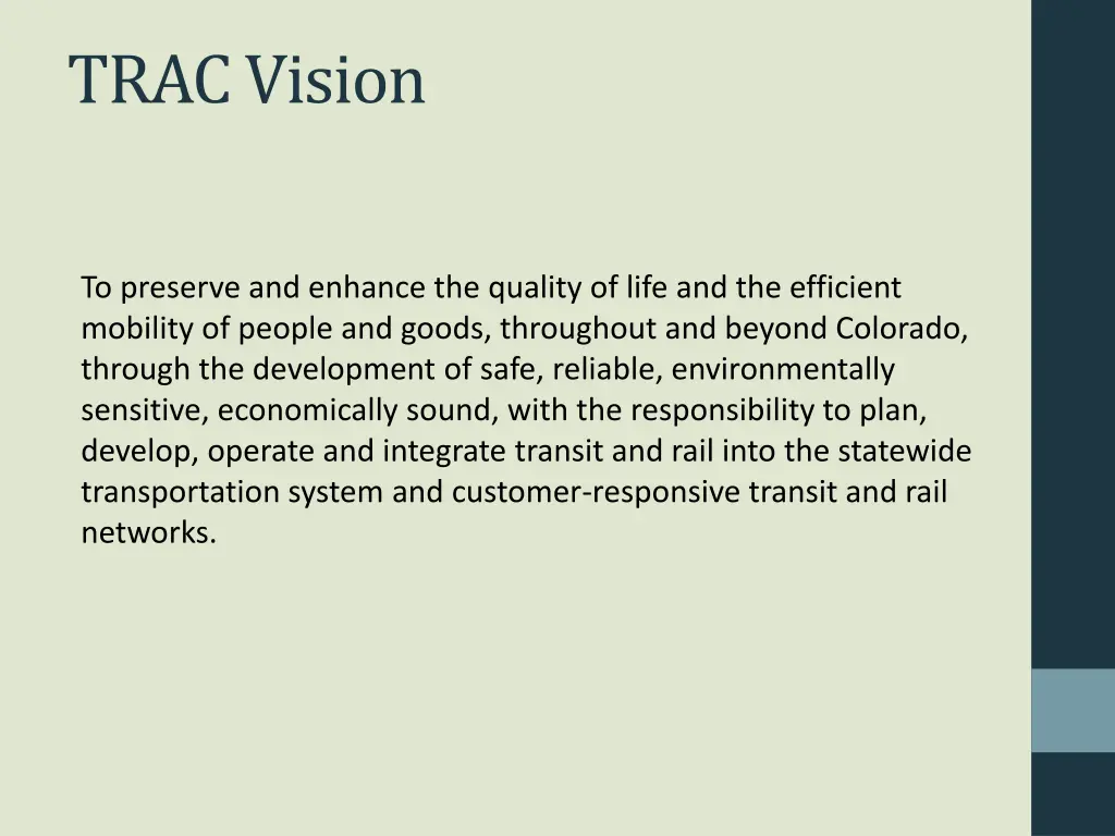 trac vision